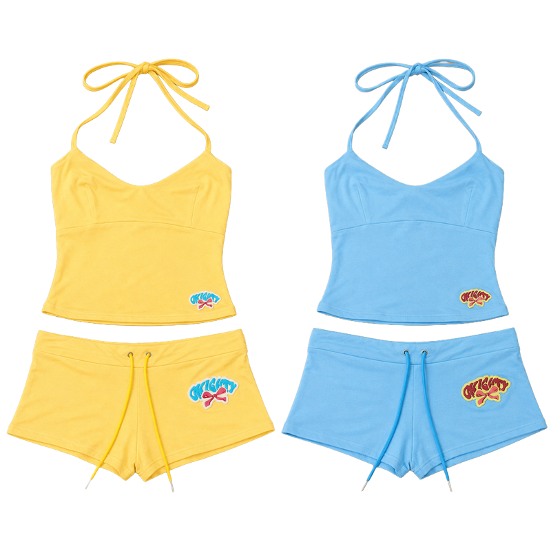 Women's 2 Piece Short Set Cami - огляд і ціна Suspender Tank Top